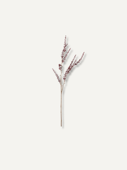 Faux Burgundy Branch Spray