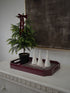 Faux Christmas Tree, LED Christmas Trees & Merlot Tray Styling Bundle
