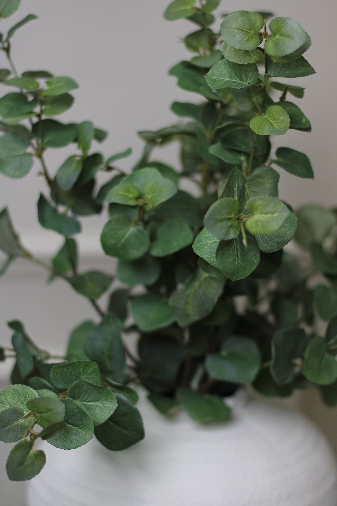 Faux Green Eucalyptus Spray