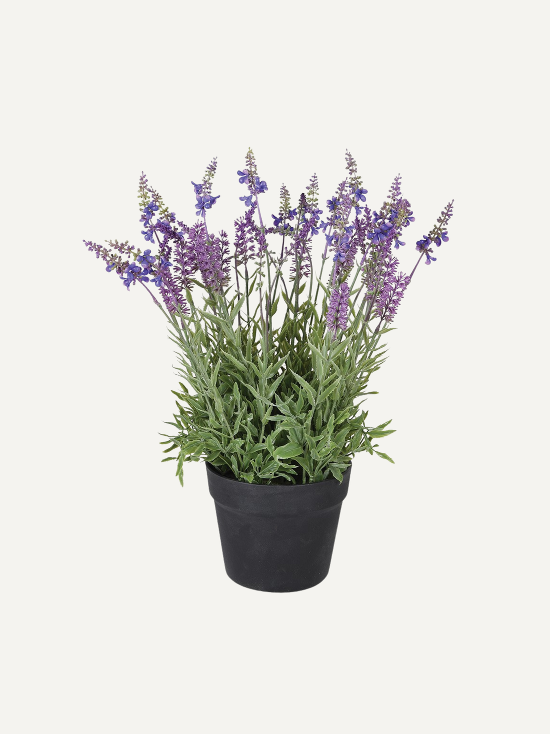 Faux Lavender Plant in Black Pot for timeless home decor and styling
