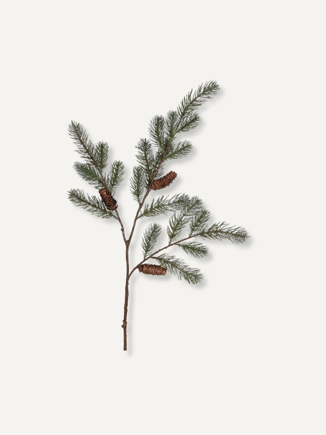 Faux Pine and Pine Cone Spray