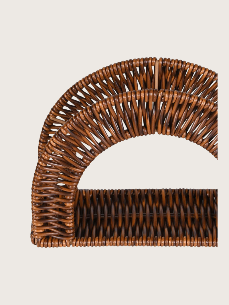 Faux Rattan Napkin Holder