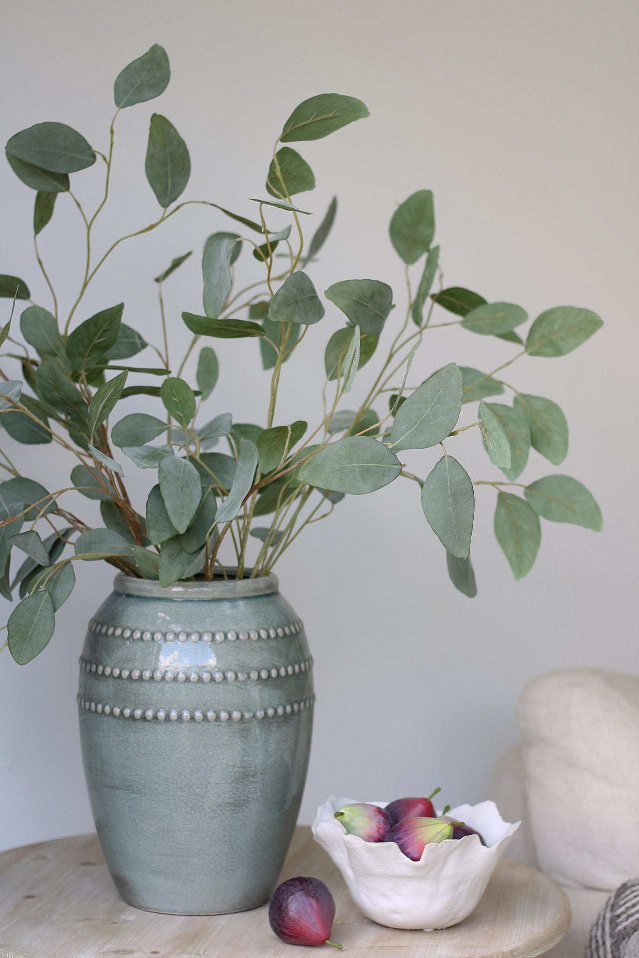 Faux Silver Dollar Eucalyptus Stem - Ivy Grey Interiors