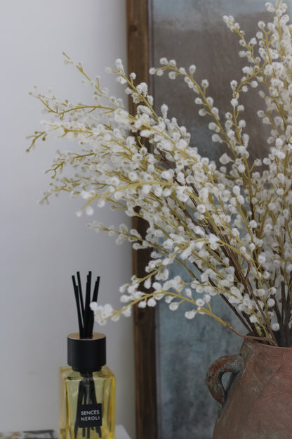 Faux White Willow Spray 006