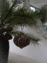Forest Flocked Onion Christmas Tree Bauble