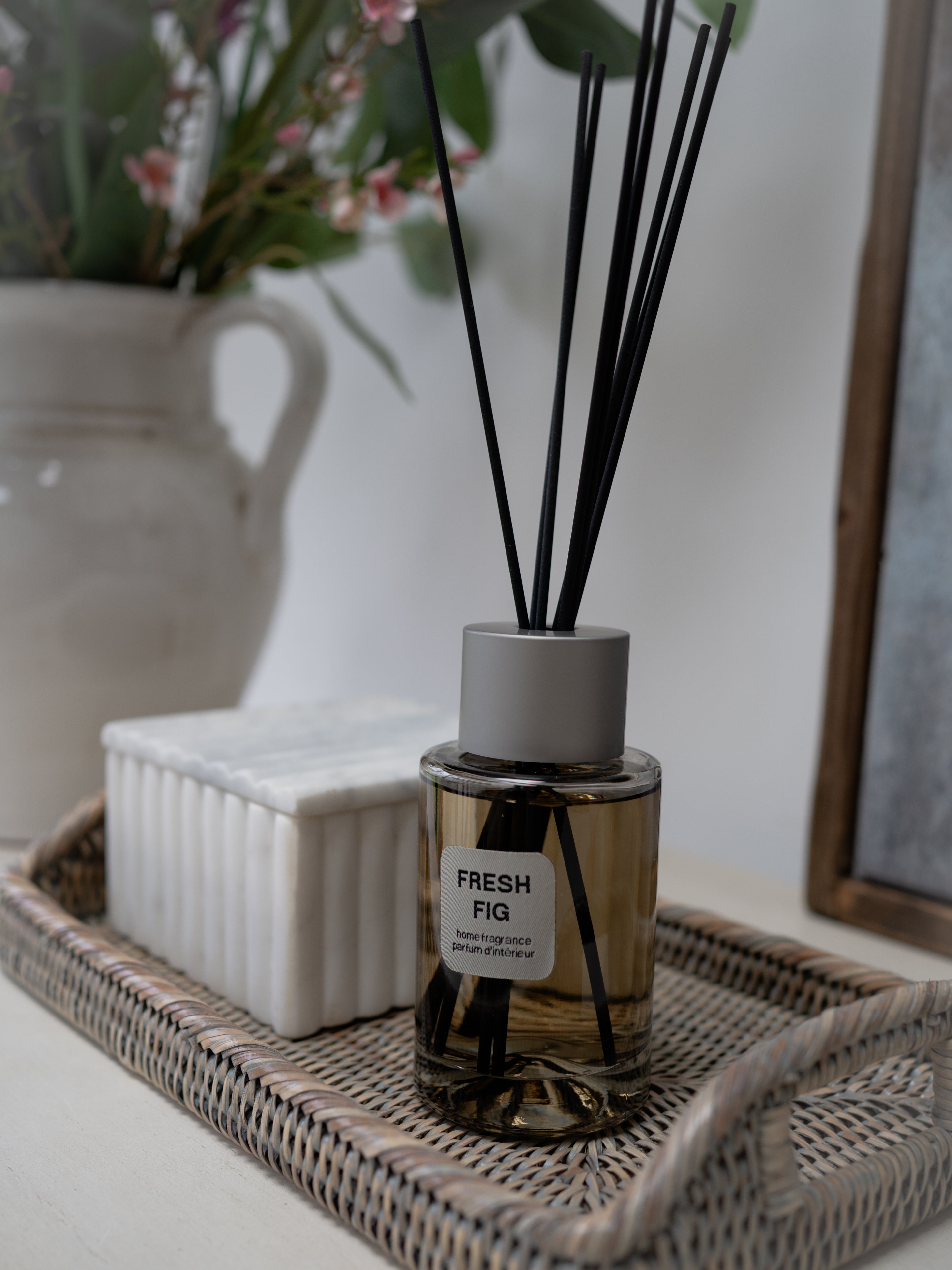 Diffuser bottle labeled &