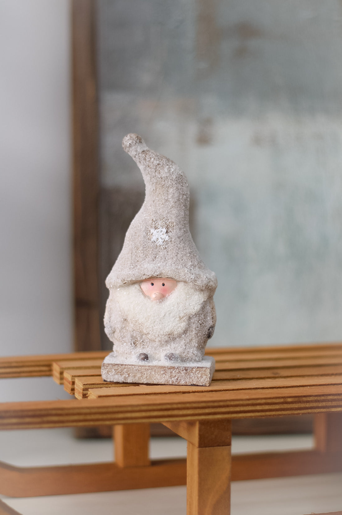 Frosted Santa Decoration 002