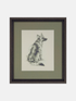 German Shepherd Puppy Dog Framed Wall Art
