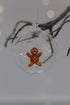 Glass Gingerbread Bauble