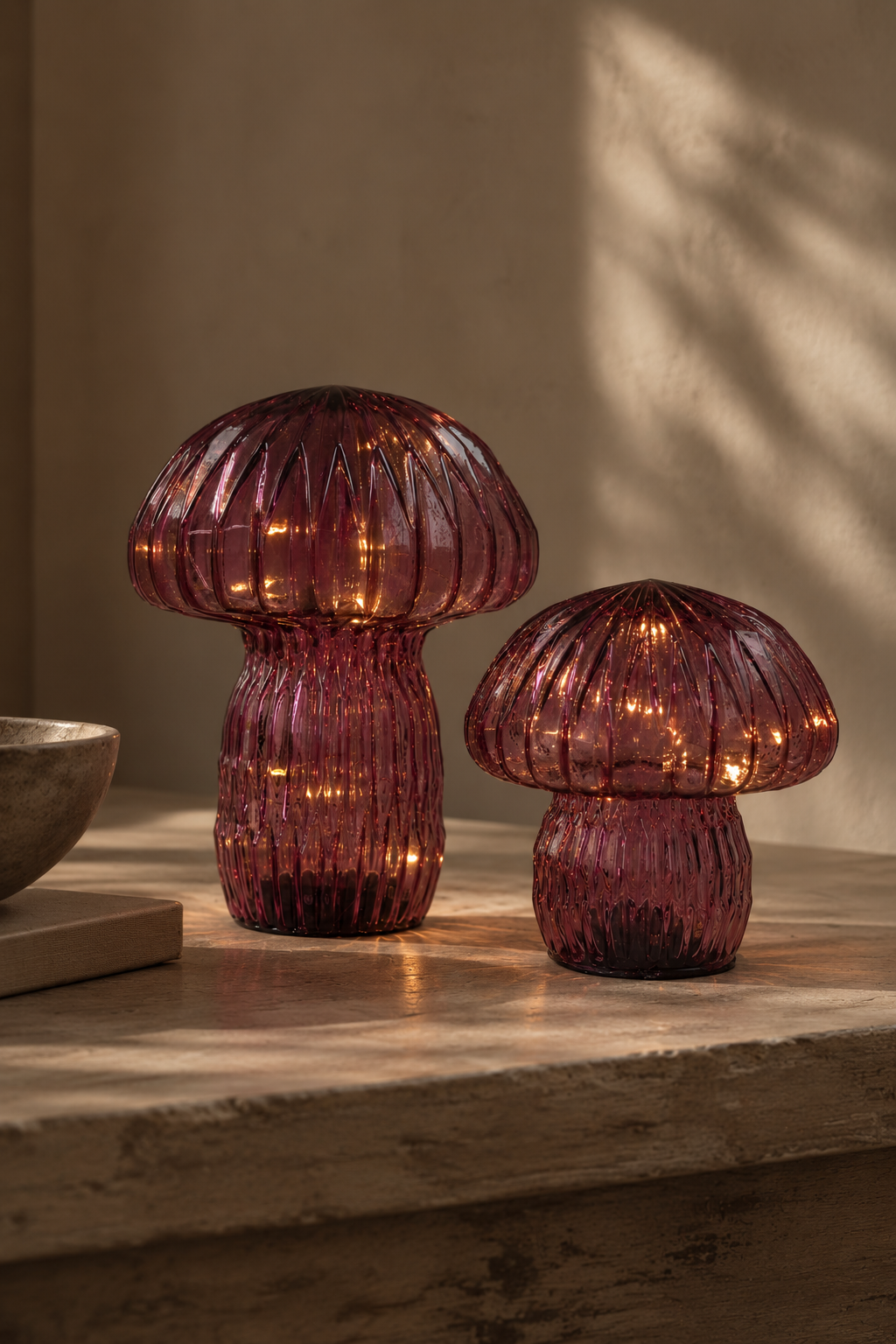 Plum Mushroom Tabletop Portable Lamp