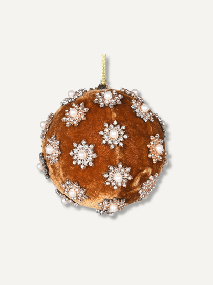 Gold Pearl Christmas Tree Bauble