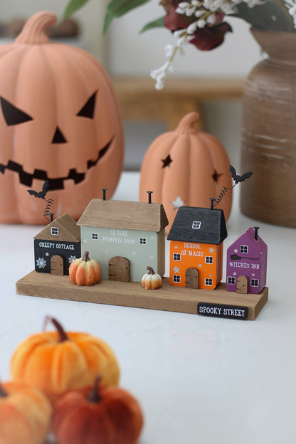 Halloween Spooky Street House Block