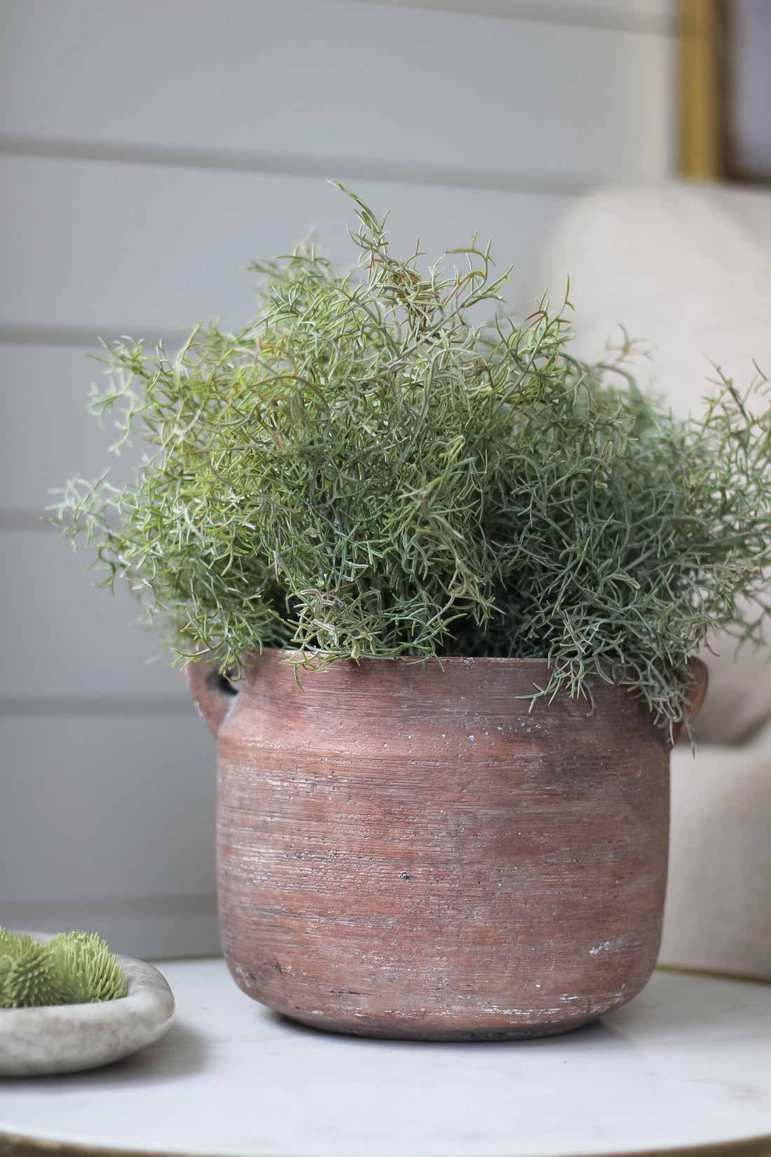 Halton Aged Ceramic Rustic Brown Pot