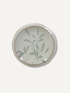 Hand Painted Leaves Decorative Ceramic Plate