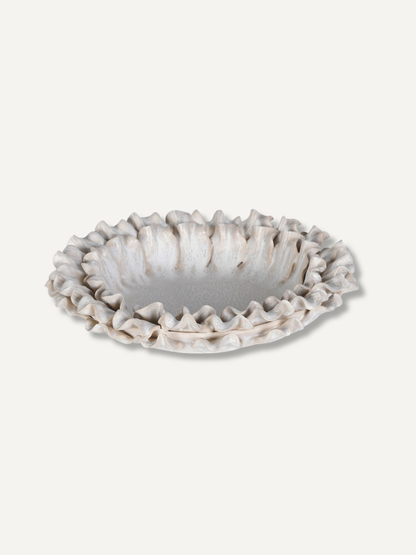 Handmade Ceramic Petal Decorative Bowl