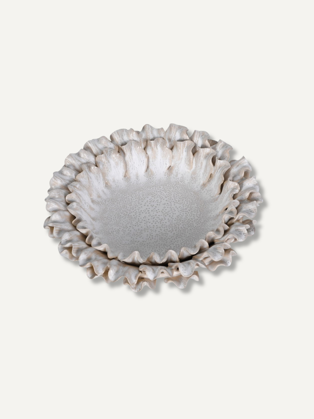 Handmade Ceramic Petal Decorative Bowl