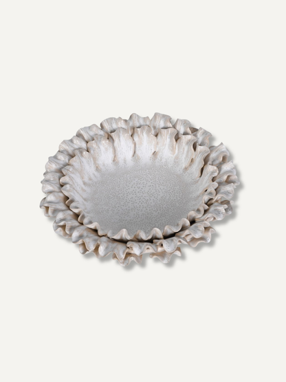 Handmade Ceramic Petal Decorative Bowl