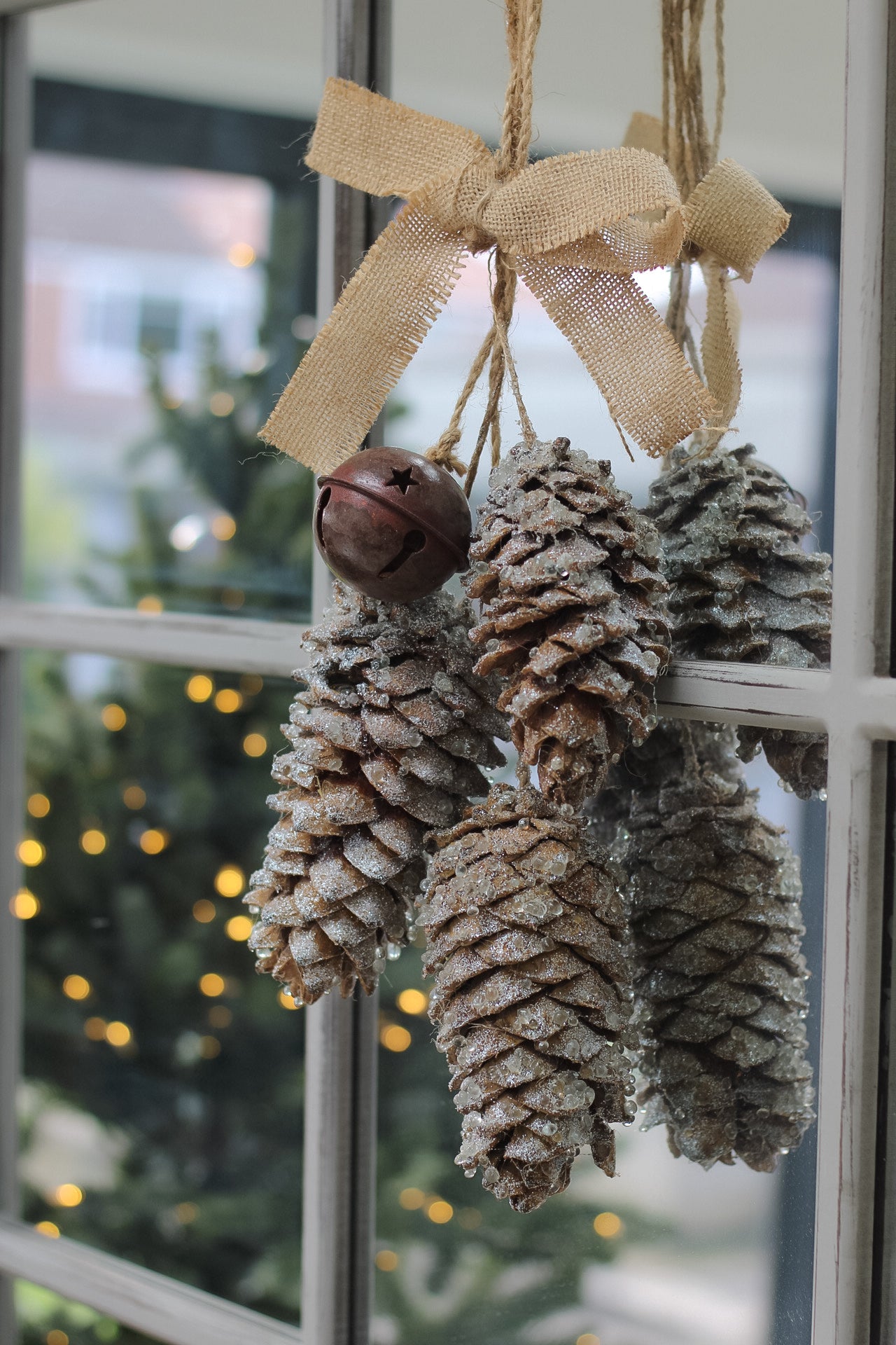 Hanging Pinecones
