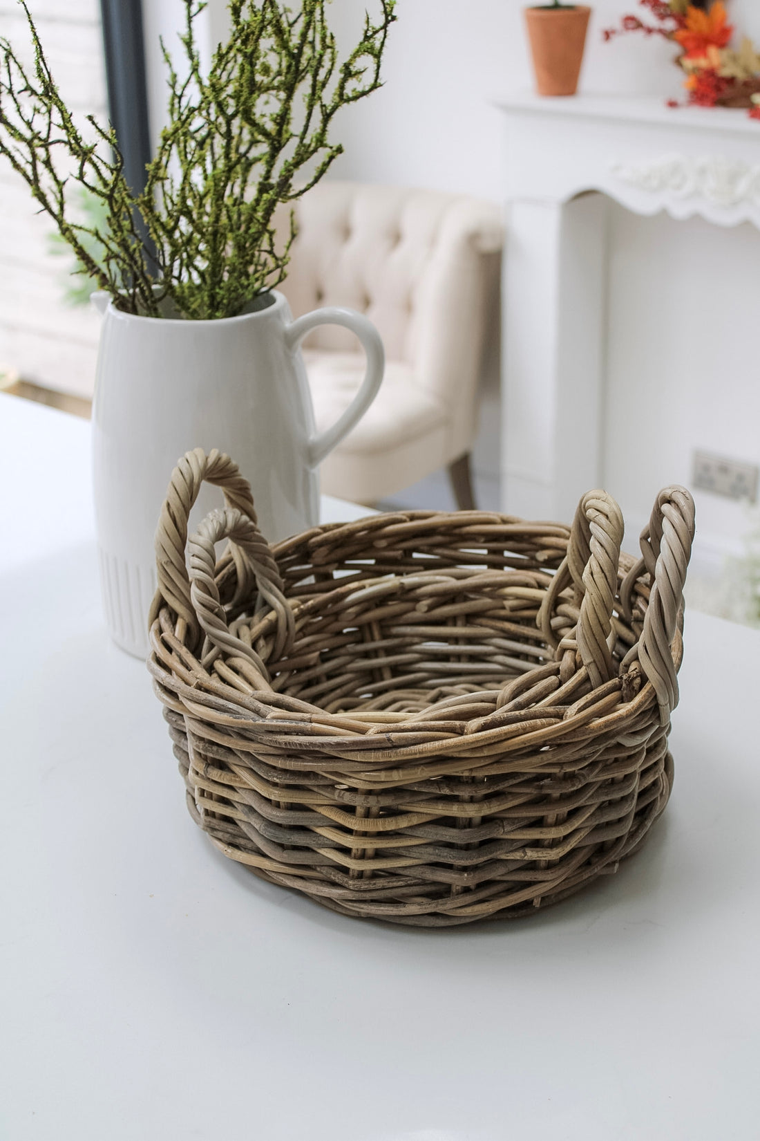 Small storage basket stacked together