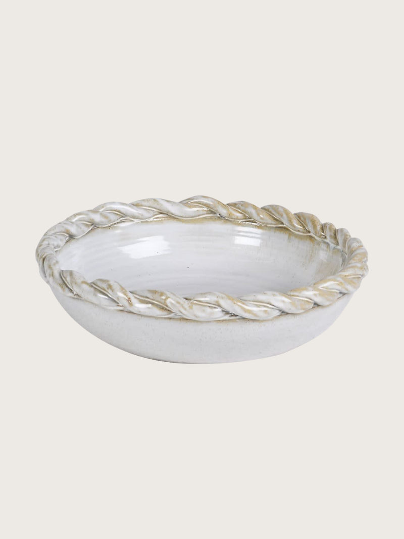 Ivory Slip Glazed Bowl