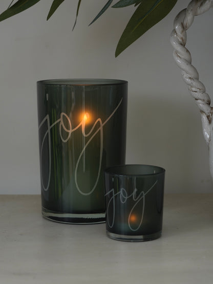 Two dark glass containers with &