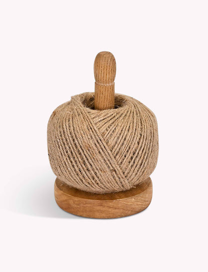 Jute String with Wooden Holder