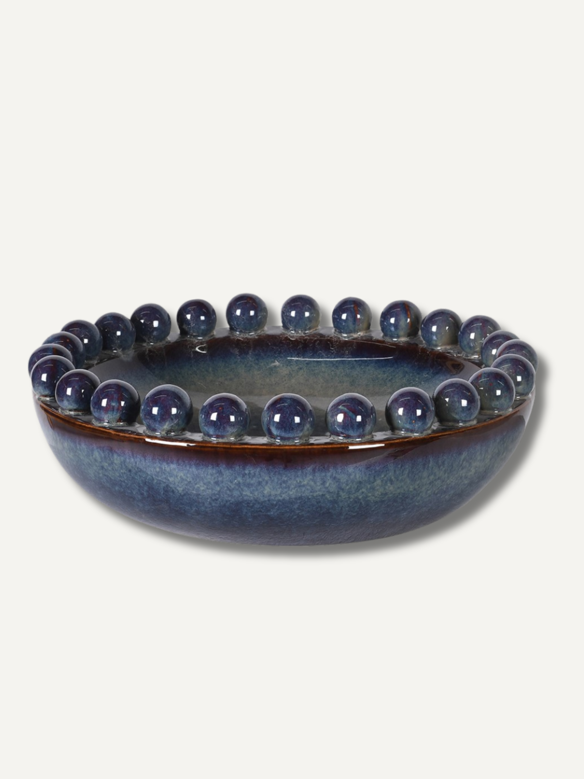 Large Lazuli Blue Bobble Bowl