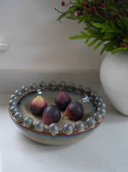 Large Lazuli Blue Bobble Bowl