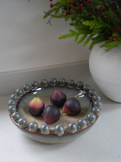 Large Lazuli Blue Bobble Bowl
