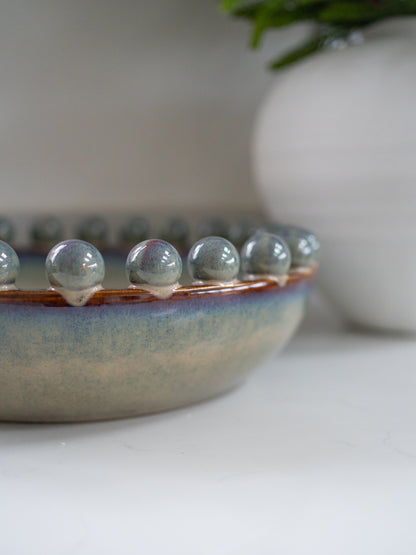 Large Lazuli Blue Bobble Bowl