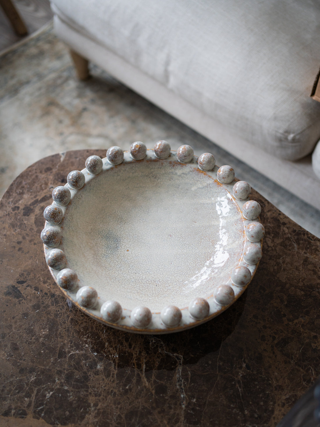 Large Sand Bobble Bowl