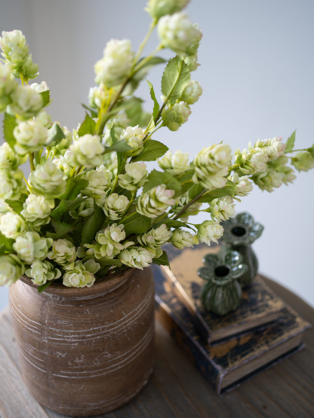 Luxury Faux Green Hops Spray