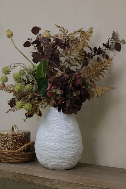 Luxury Faux Woodland Ember Autumn Floral Arrangement