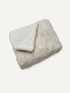 Luxury White Faux Fur Throw