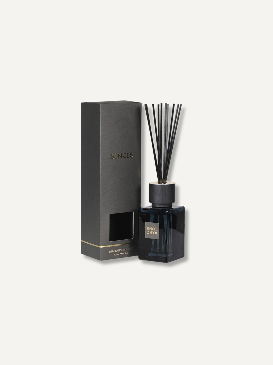 Onyx Sences Alang Alang Small Reed Diffuser, gift box black luxury reed diffuser