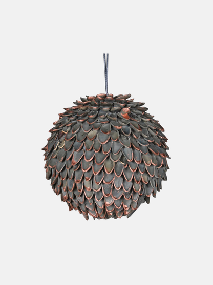 Patina Pine Cone Bauble