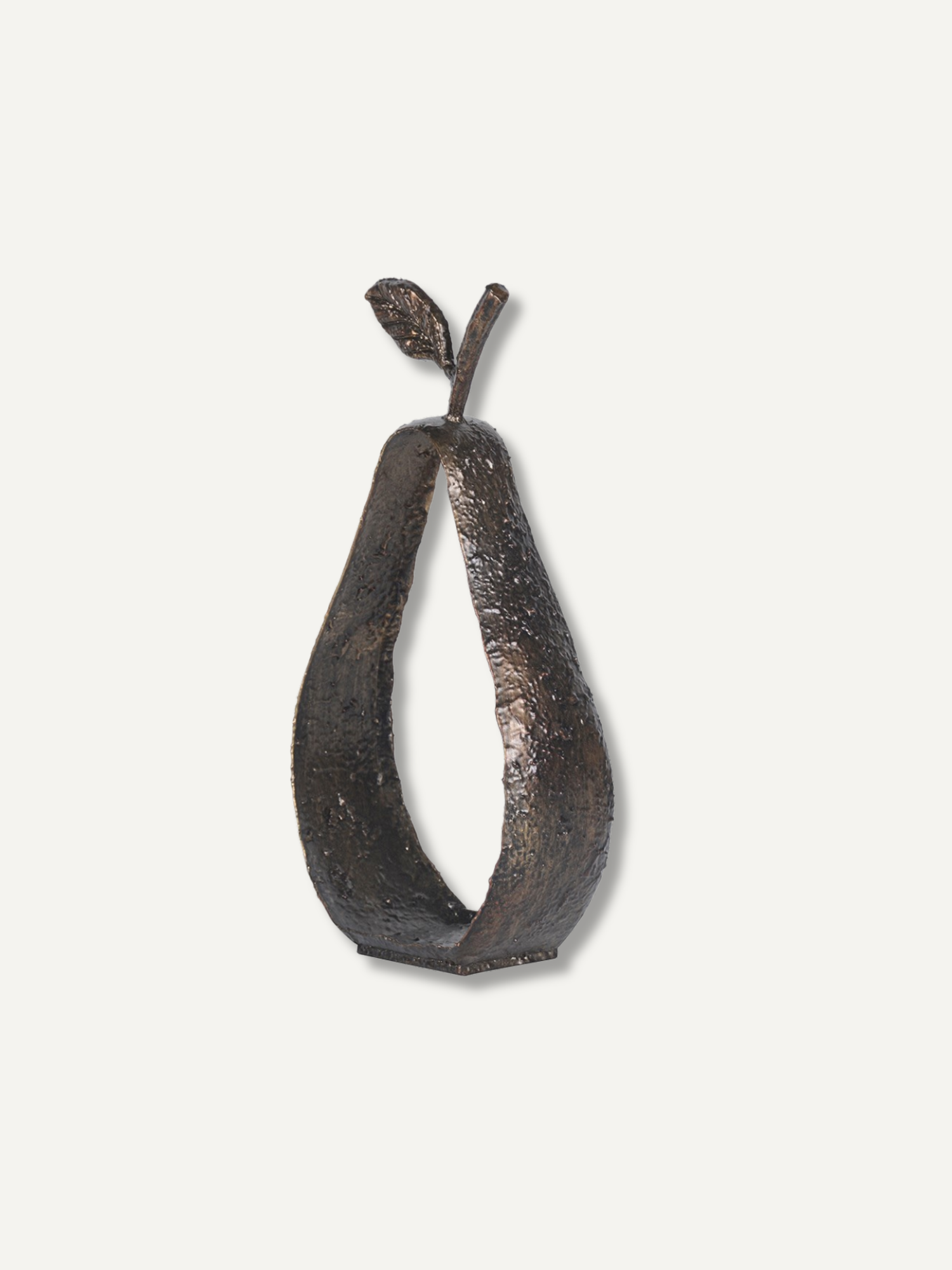 Pear Outline Iron Ornament