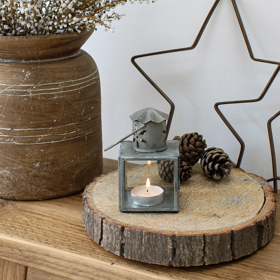 Petit Silver Lantern, home decoration accessory