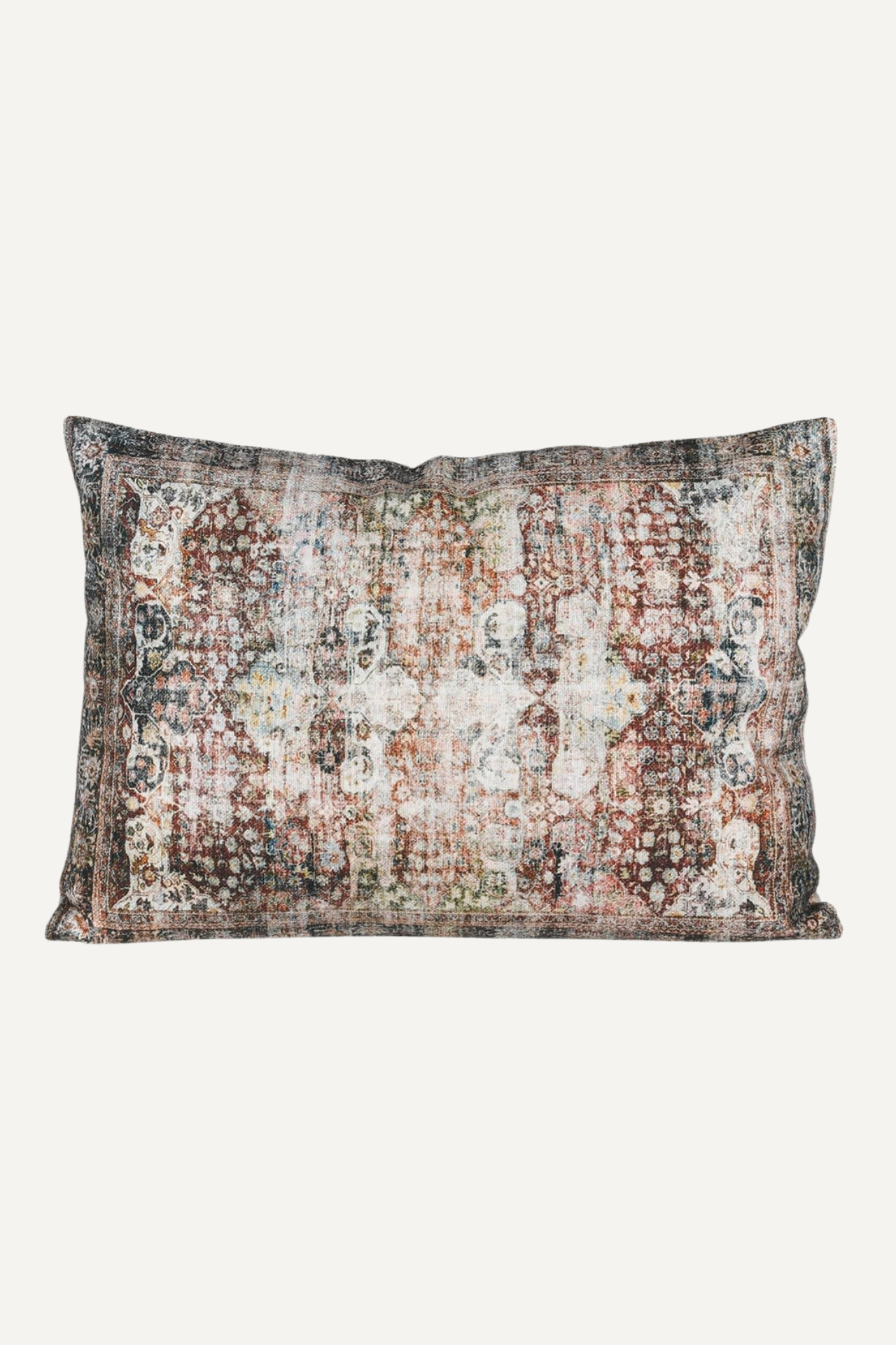Pink Vintage Patterned Cushion