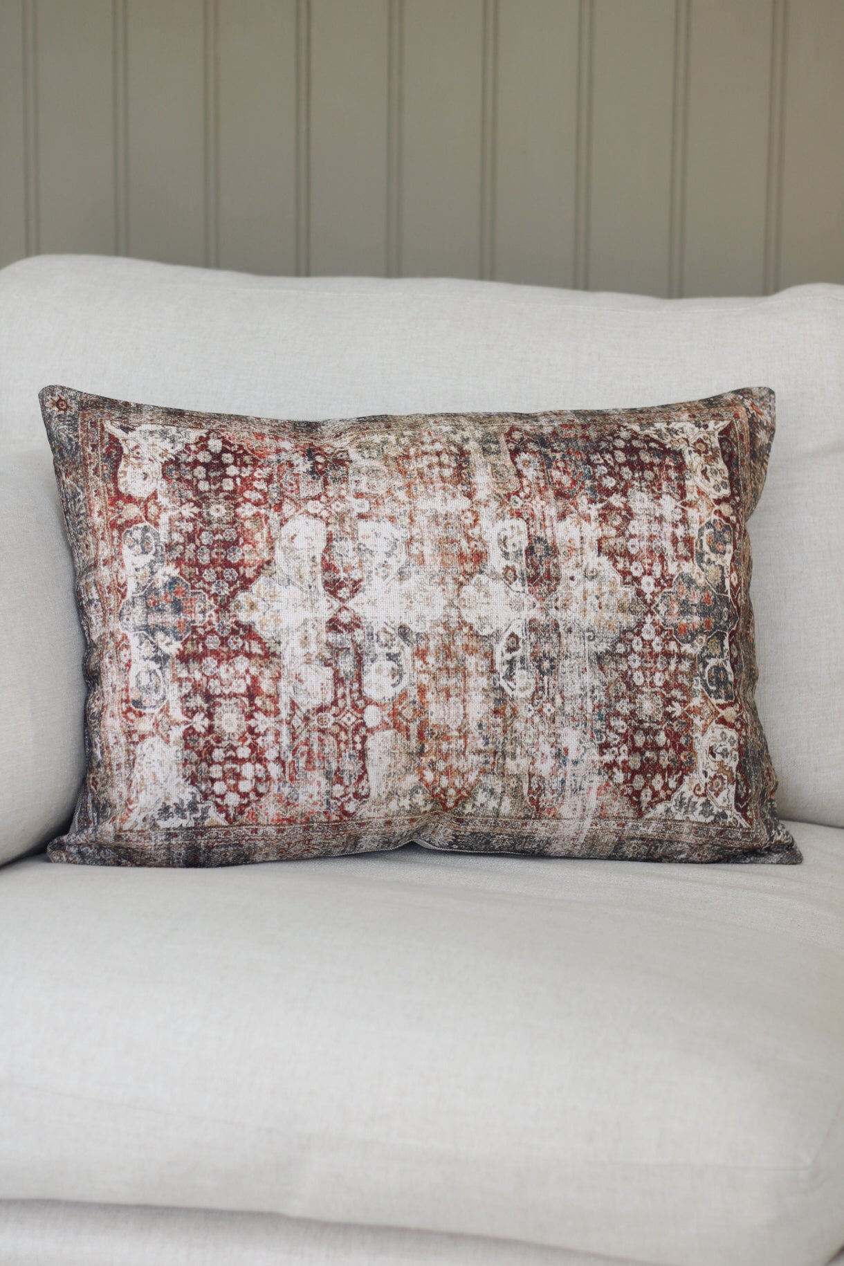 Pink Vintage Patterned Cushion for home decor
