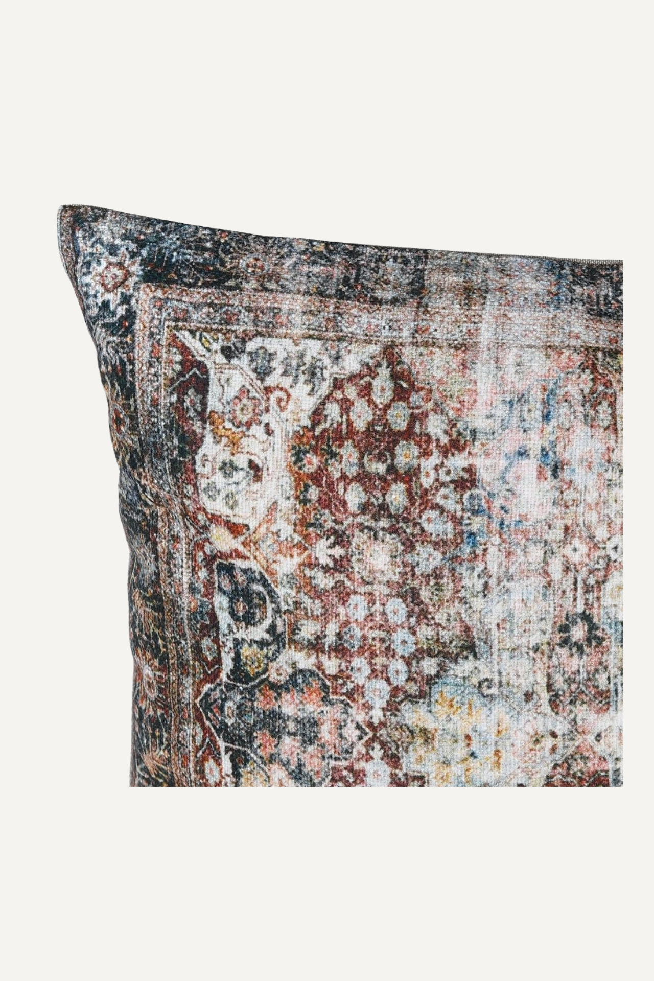 Pink Vintage Patterned Cushion 001