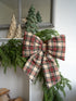 Plaid Christmas Bow Decoration