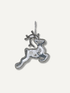Prancing Reindeer Beaded Embroidered Christmas Tree Decoration