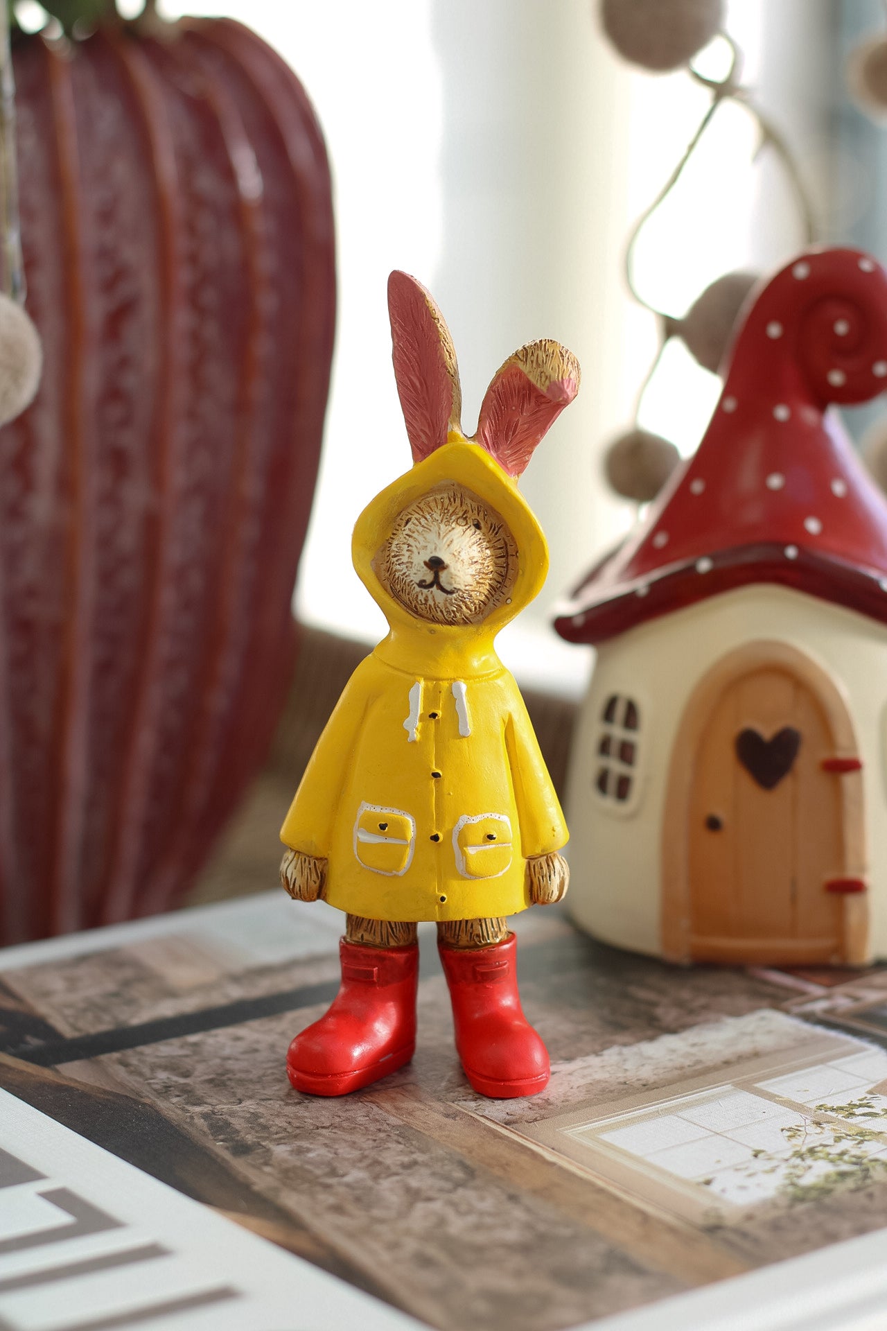Rainy Days Rabbit Ornament