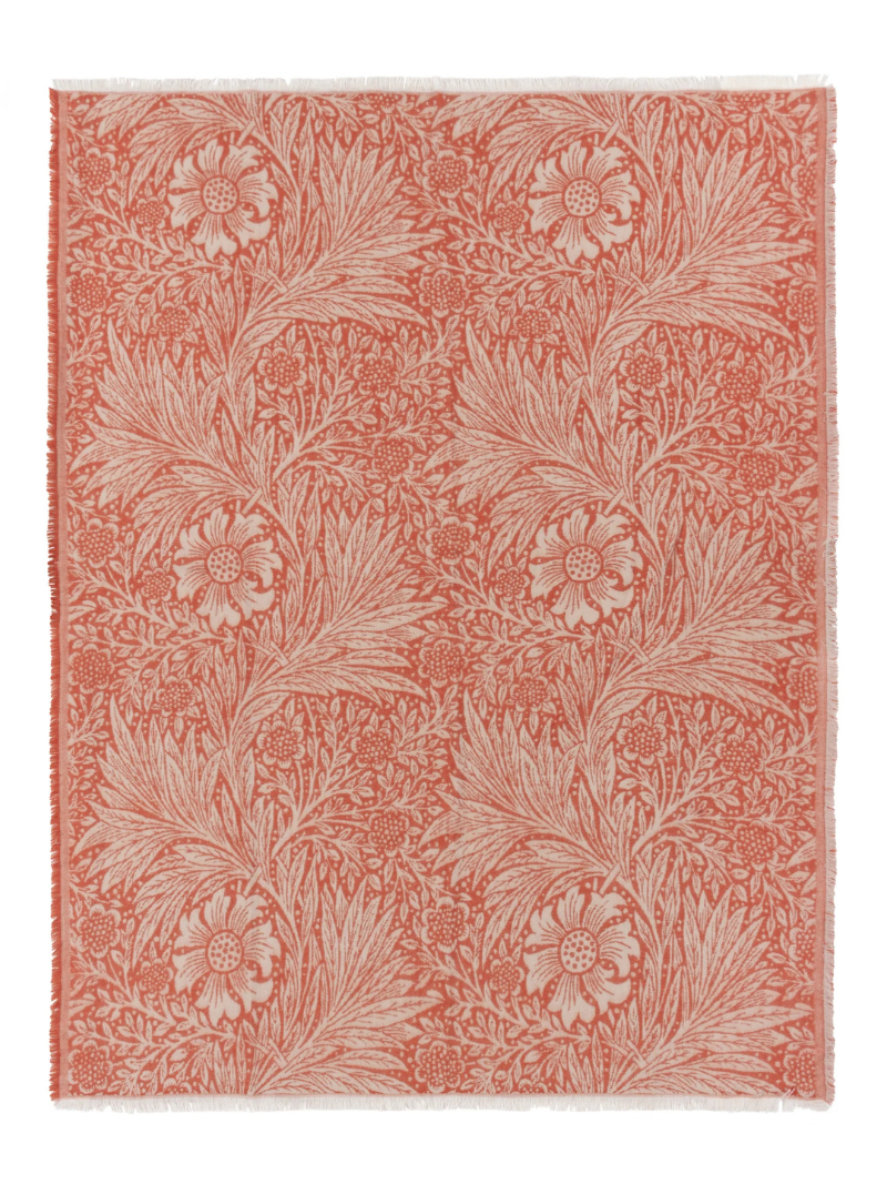 Russet Botanical Jacquard Throw