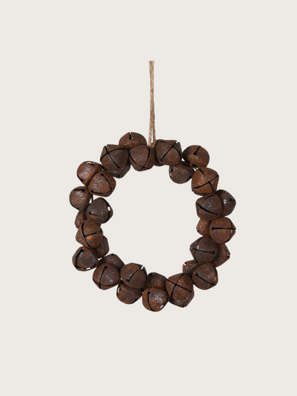 Rustic Hanging Bells Wreath