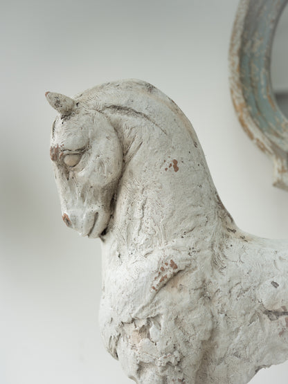 Rustic Horse Sculpture Ornament