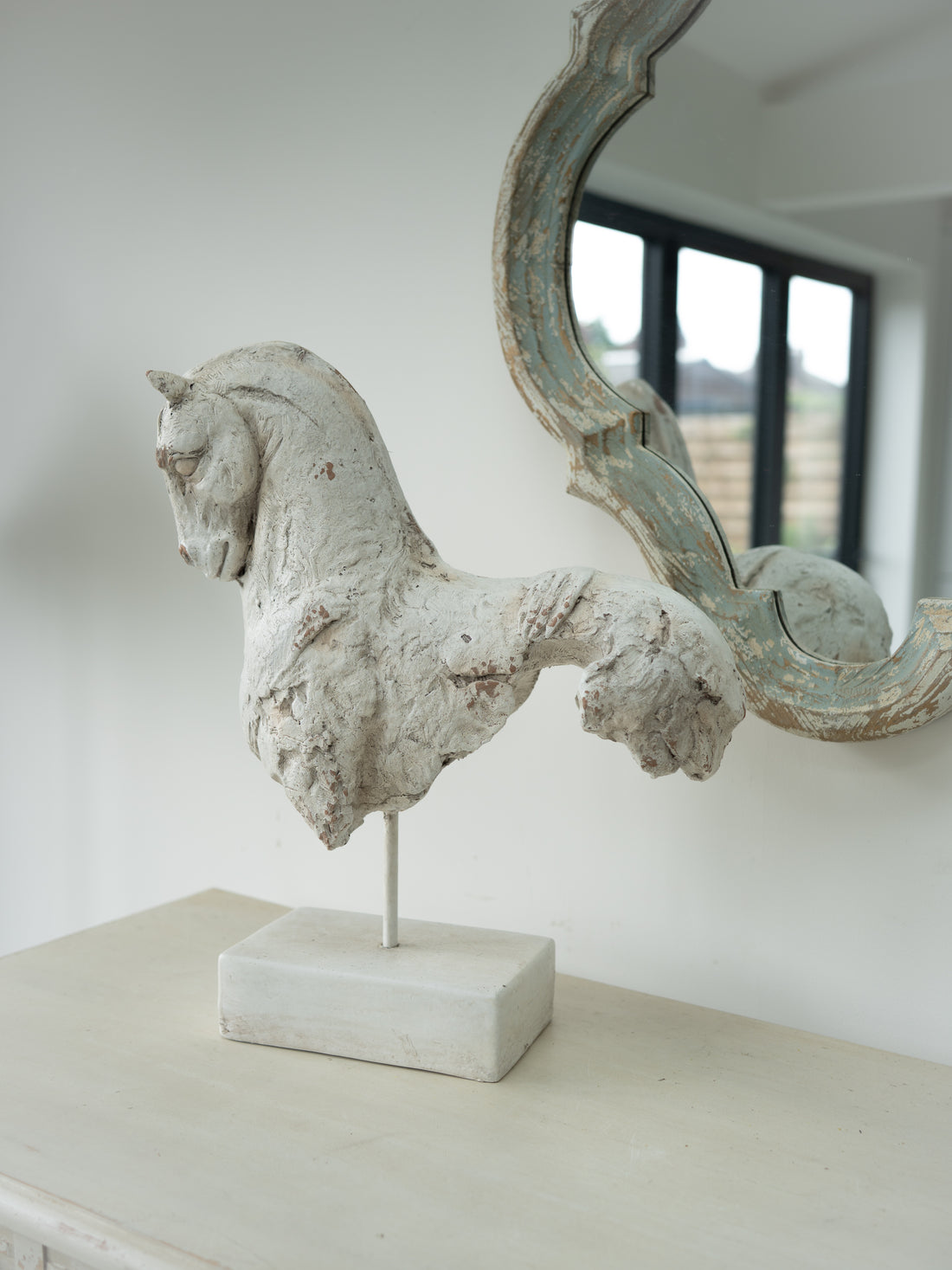 Rustic Horse Sculpture Ornament