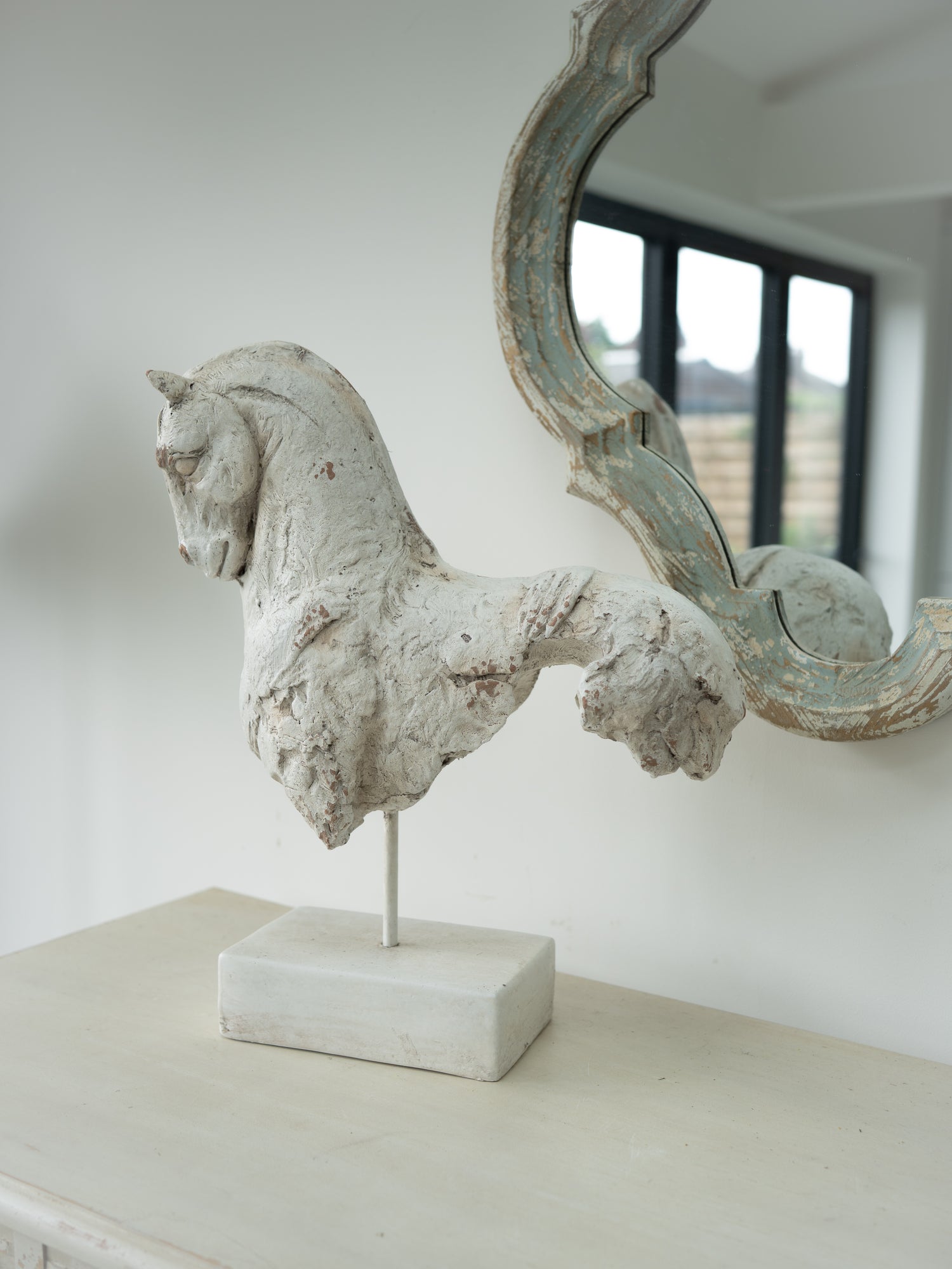 Rustic Horse Sculpture Ornament