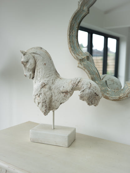 Rustic Horse Sculpture Ornament